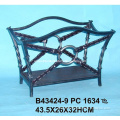 Iron Book Shelf/Antique Magazine Storage Box/Antique Storage Box (B43424-9)